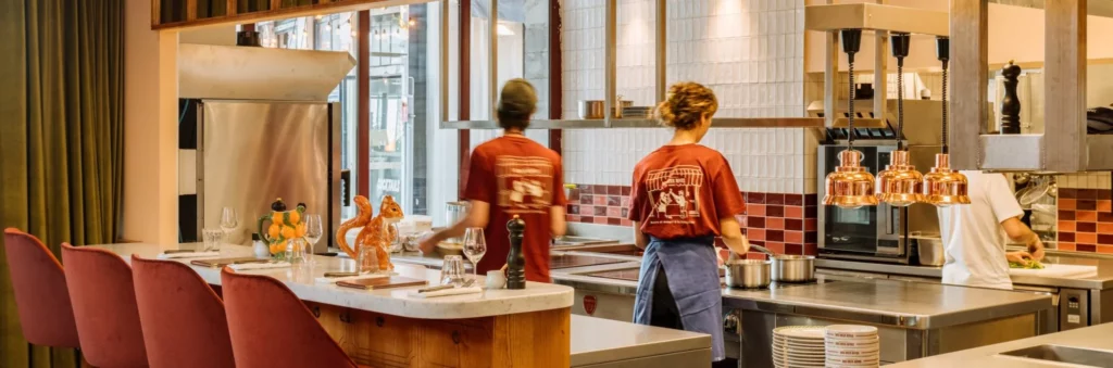 Vue d'un restaurant ayant optimisé sa puissance souscrite avec RSW